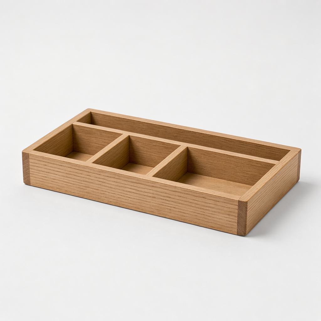 Oak Desk Organizer